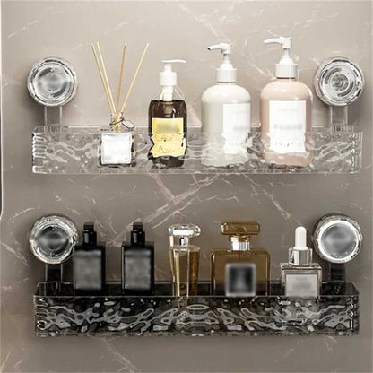 Easy Mount Wall Shelf - Adhesive Suction Cup Storage Organizer