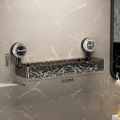 Easy Mount Wall Shelf - Adhesive Suction Cup Storage Organizer