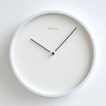 Rustic Wooden Round Wall Clock Skara