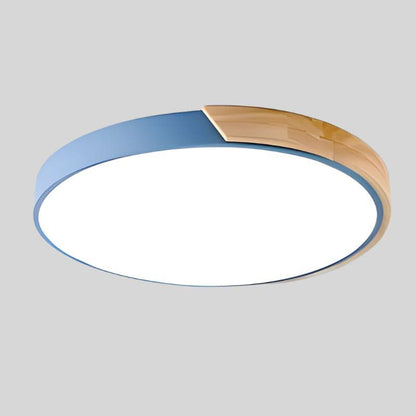 Scandinavian Wooden LED Ceiling Lamp