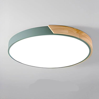 Scandinavian Wooden LED Ceiling Lamp