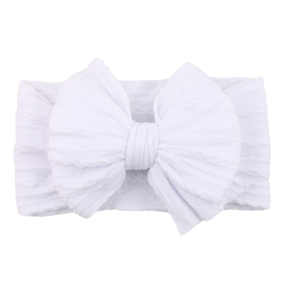 Girls Cute Nylon Bow Hair Band