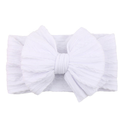Girls Cute Nylon Bow Hair Band