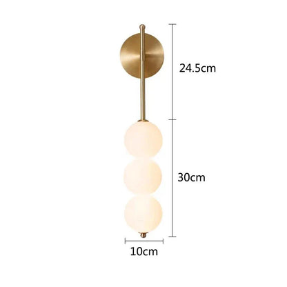Round Glass Indoor Wall Light
