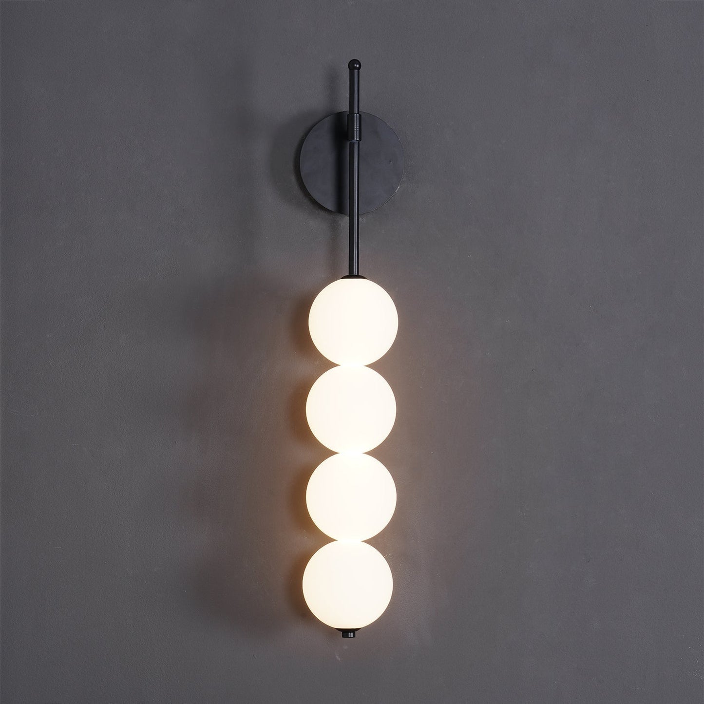 Round Glass Indoor Wall Light