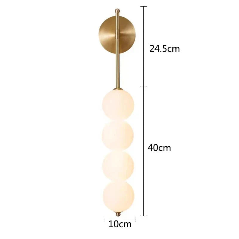 Round Glass Indoor Wall Light