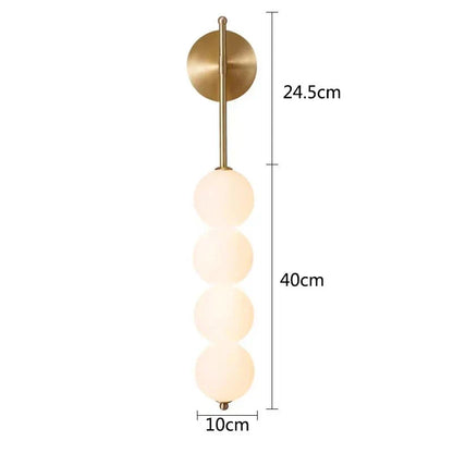 Round Glass Indoor Wall Light