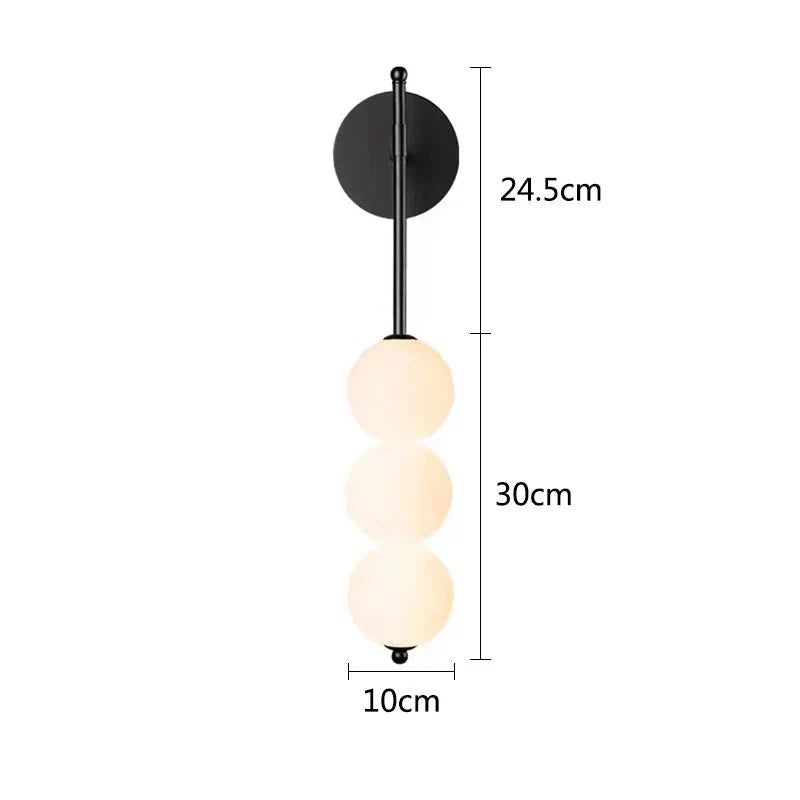 Round Glass Indoor Wall Light