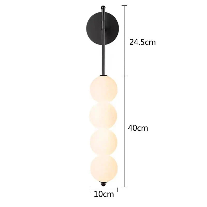 Round Glass Indoor Wall Light
