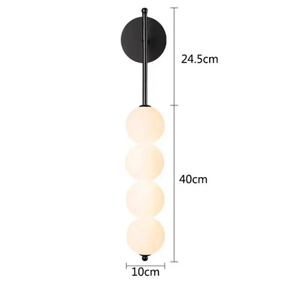 Round Glass Indoor Wall Light