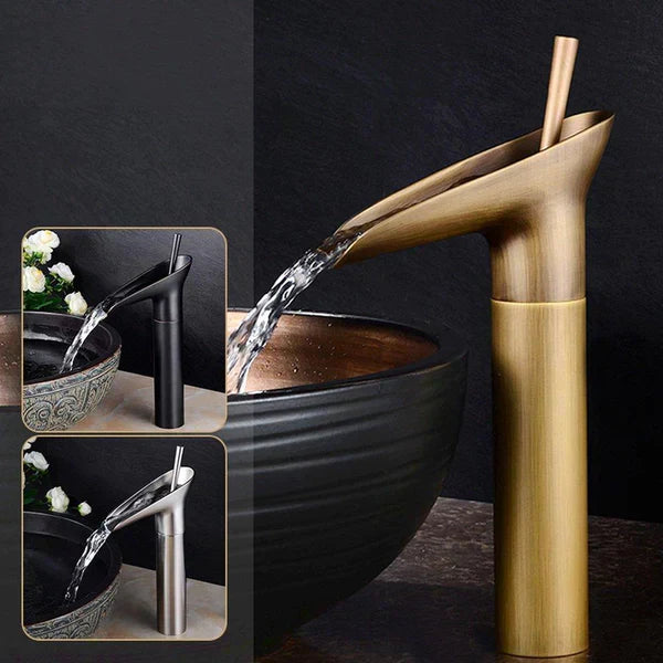Stylish Bronze One Handle Bath Sink Faucet