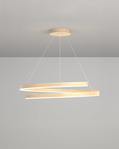 Luxury Wooden Chandelier With Adjustable Arms
