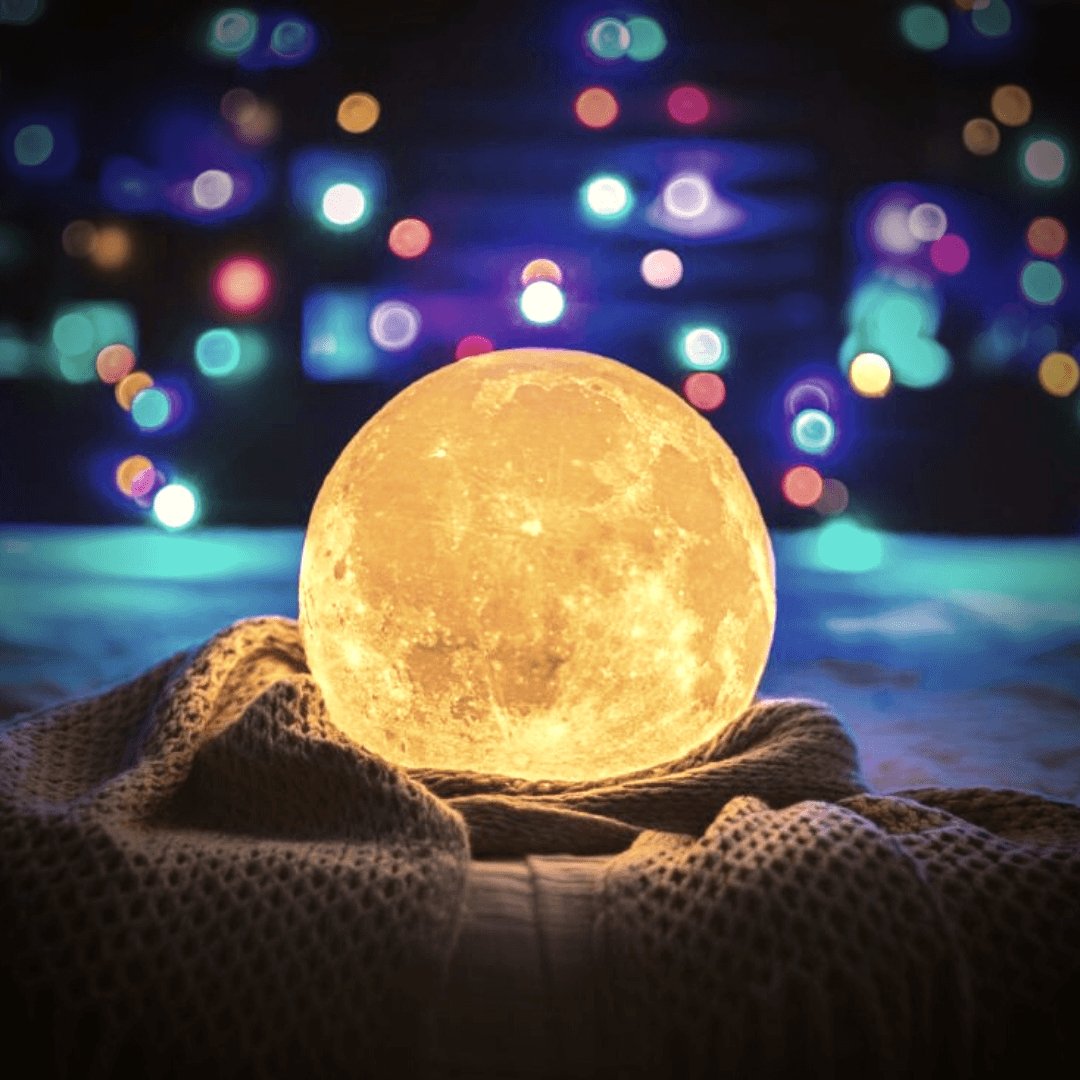 Bright LED Moon Table Light with Remote Control