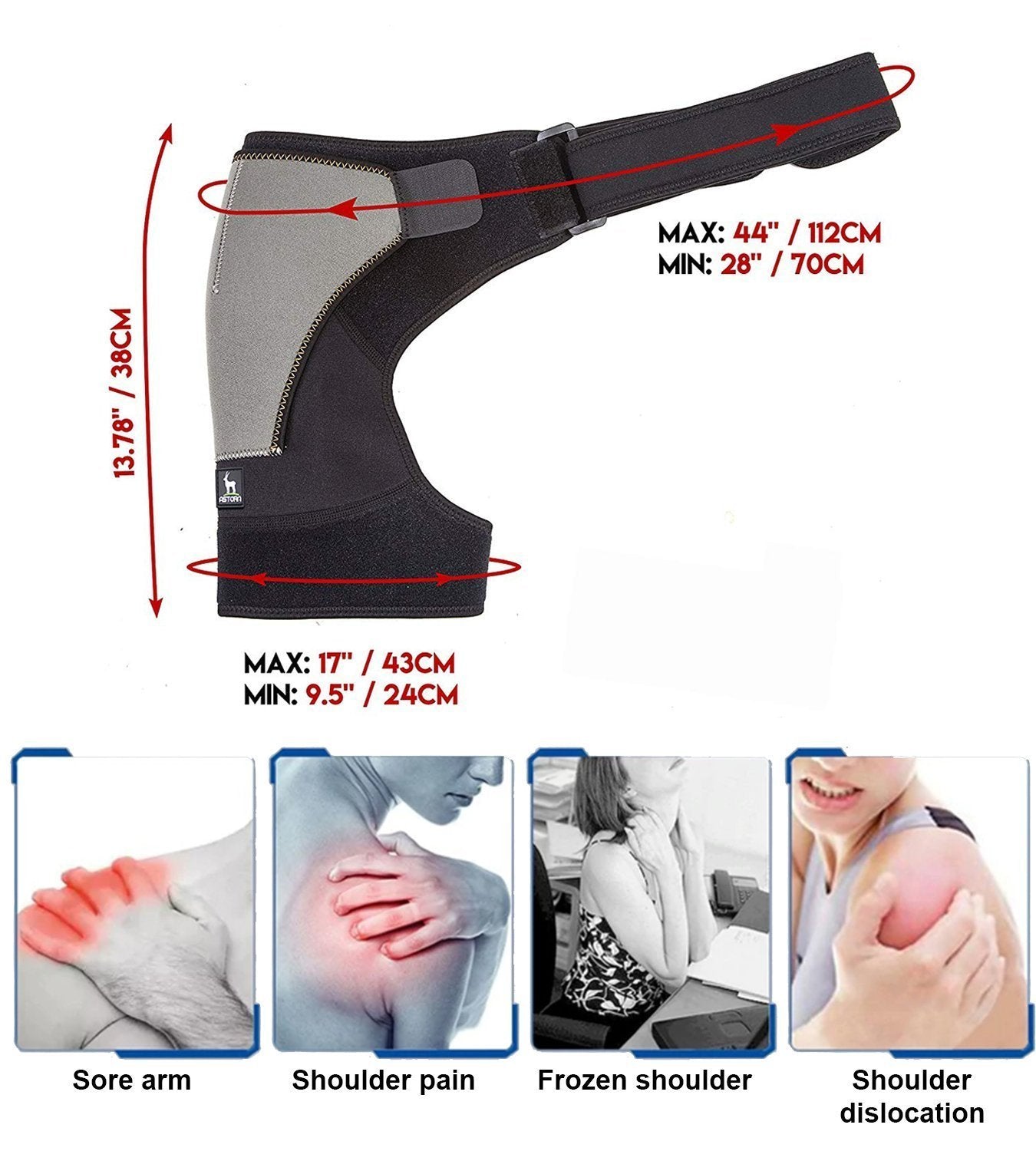 Comfortable Shoulder Pain Relief Strap