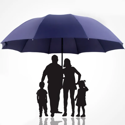 Large Waterproof Compact Rain Umbrella - Luxicro