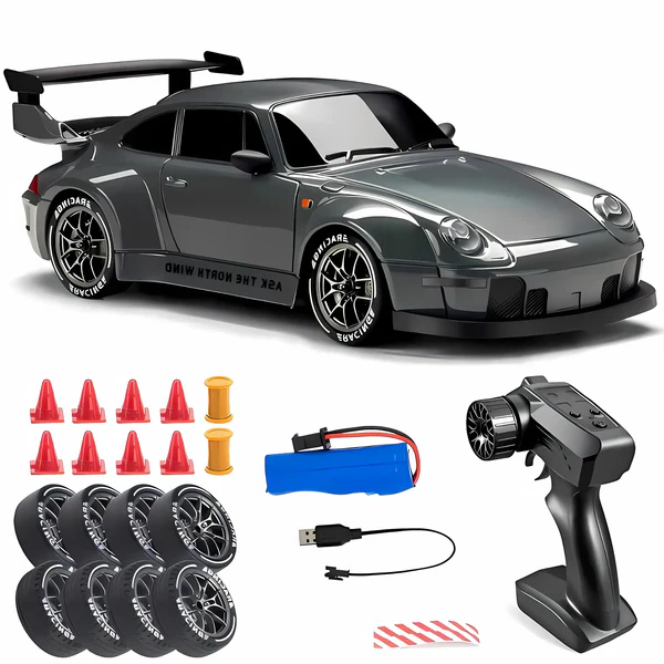 Classic Offroad RC Vehicle with Bright LED Lights - Luxicro