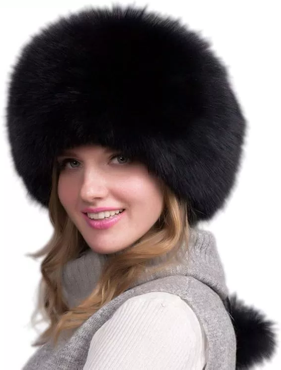 Warm Luxury Fur Winter Hat for Women with Earmuffs - Luxicro