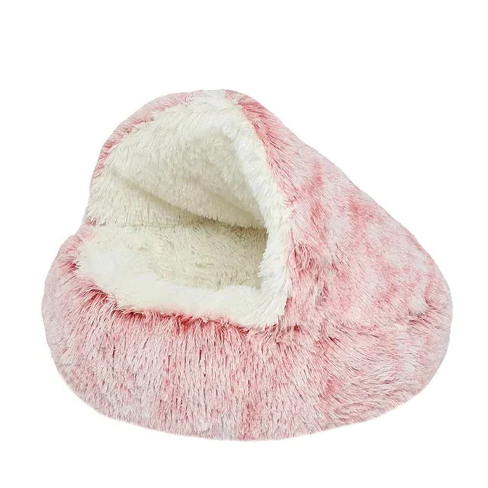 Cozy Pet Hideaway Bed for Dogs and Cats
