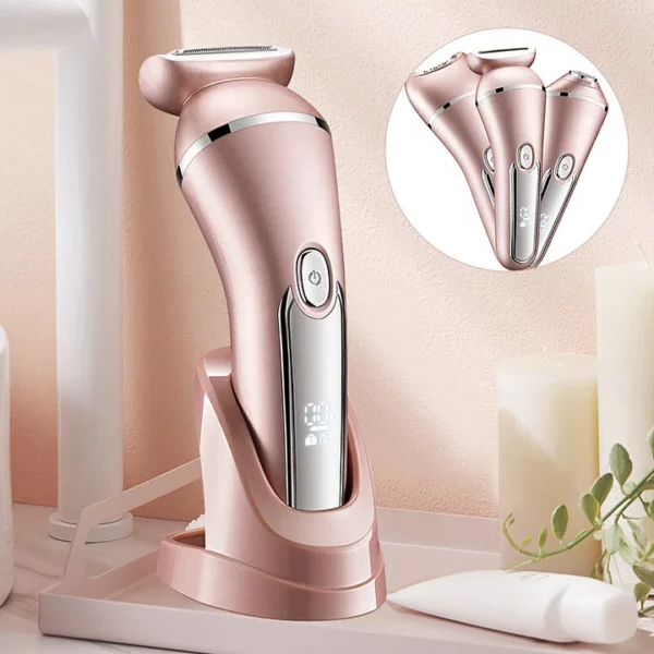 Convenient 3-in-1 Electric Wet Dry Razor - Luxicro