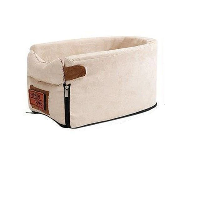 Pet Car Booster Seat Travel Bag for Small Pets - Luxicro