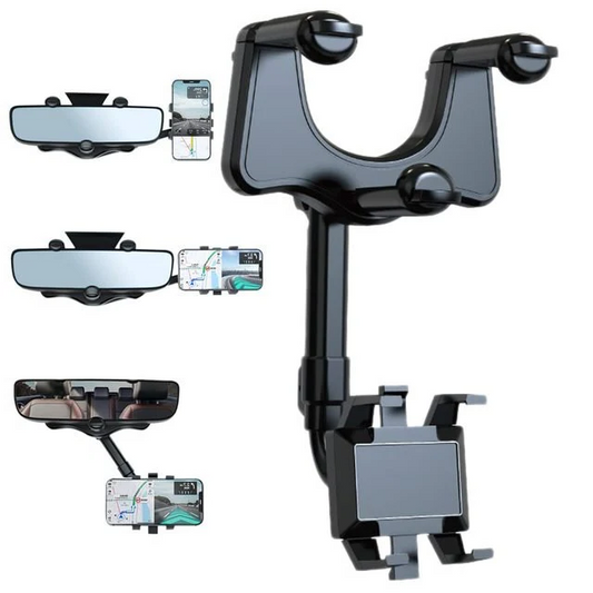 Adjustable Phone Mount 360 Degree Rotation Car Kit - Luxicro