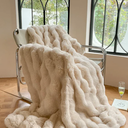 Cozy Plush Faux Fur Winter Blanket