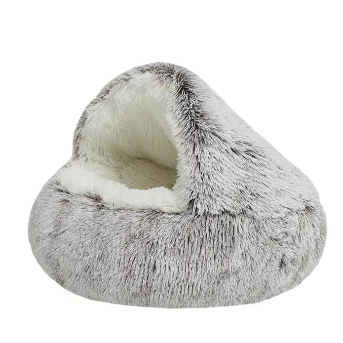Cozy Pet Hideaway Bed for Dogs and Cats - Luxicro