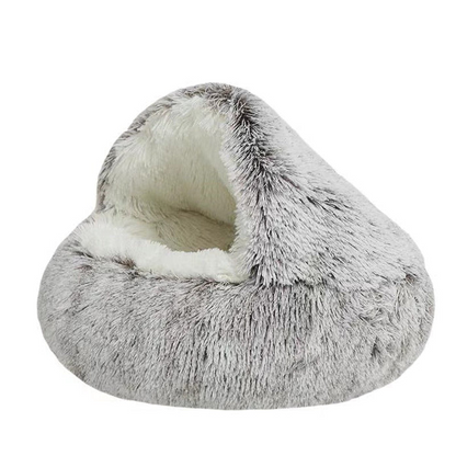 Cozy Pet Hideaway Bed for Dogs and Cats - Luxicro