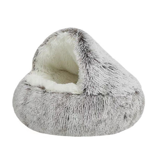Cozy Pet Hideaway Bed for Dogs and Cats - Luxicro