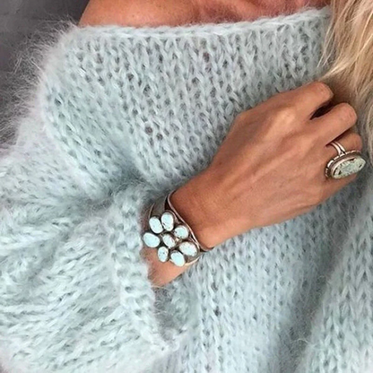 Cozy Crew Neck Pullover Sweater