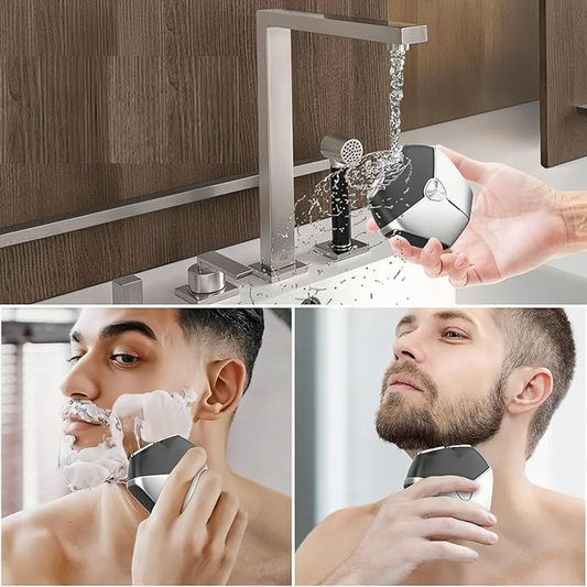 Compact Rechargeable Mens Razor - Luxicro