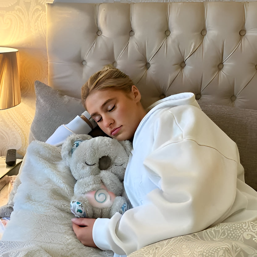 Calm Buddy Koala Soft Toy with Soothing Sounds and Lights - Luxicro