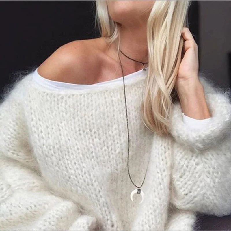 Cozy Crew Neck Pullover Sweater - Luxicro