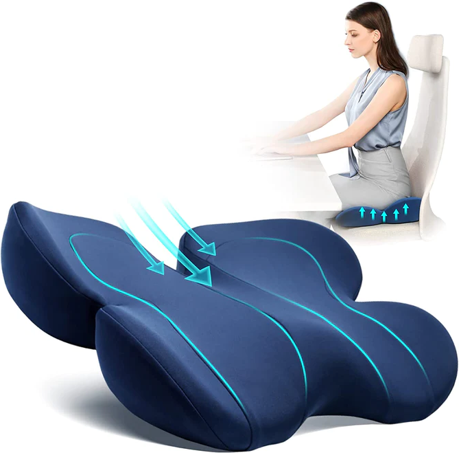Comfortable Gel Cushion for Back Support - Luxicro