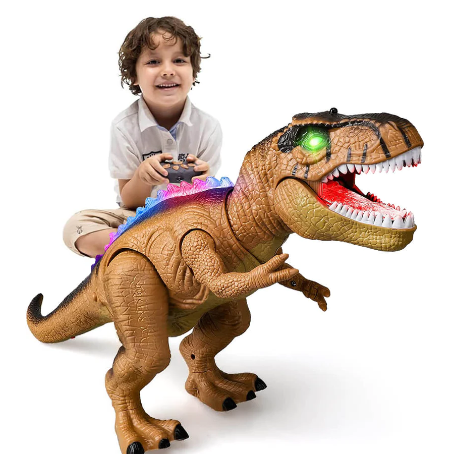 Fun Animated T Rex Night Light Toy For Boys - Luxicro