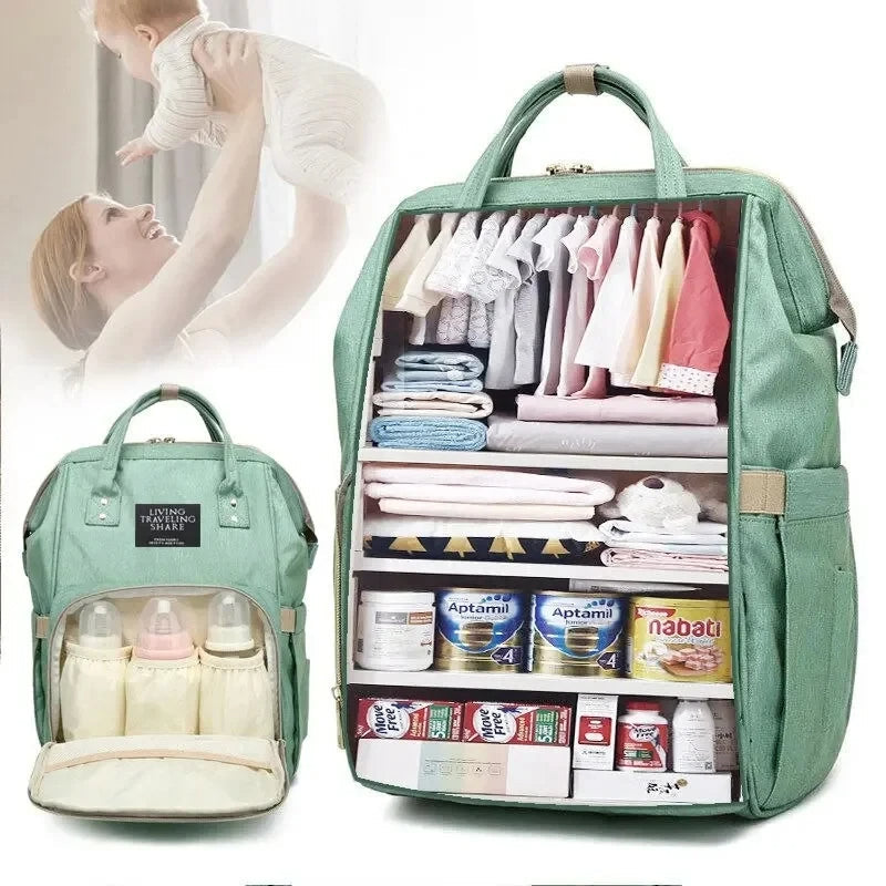 Practical Baby Diaper Tote Bag - Luxicro