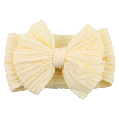 Girls Cute Nylon Bow Hair Band