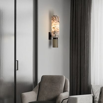 Elegant Stone Wall Light Fixture