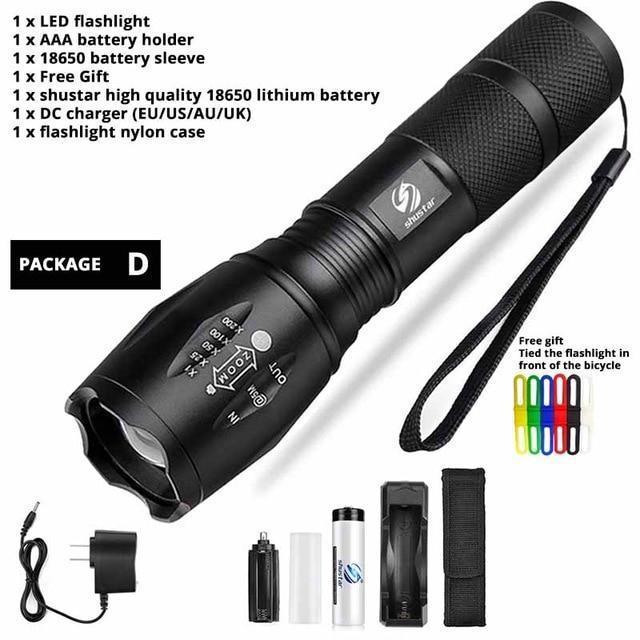Bright High-Power LED Flashlight