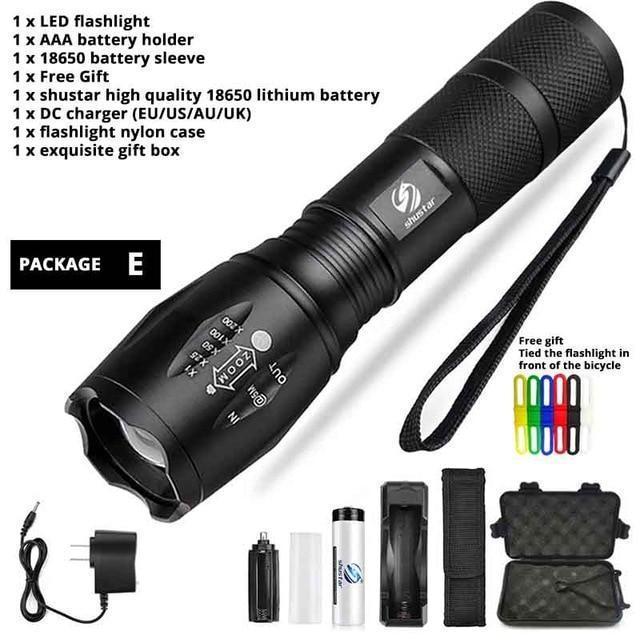 Bright High-Power LED Flashlight