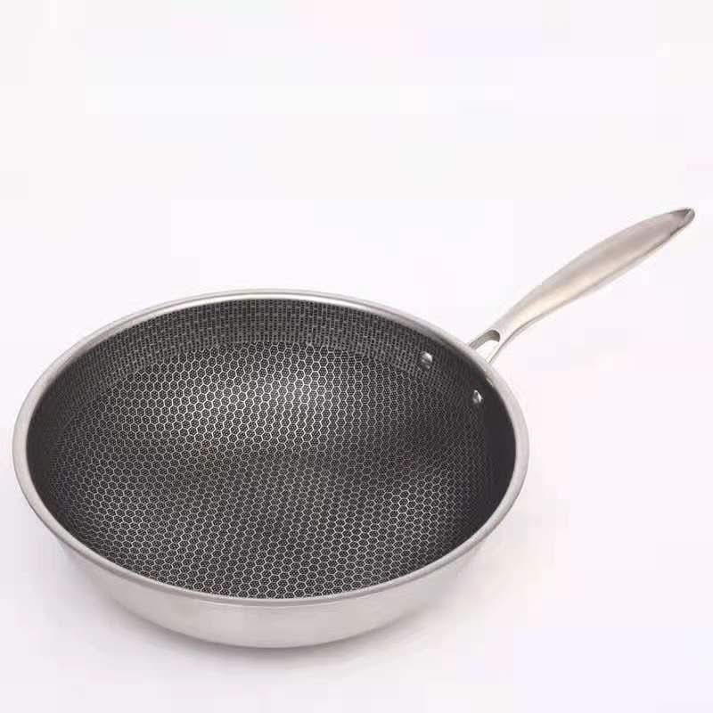 Large Heavy Duty Nonstick Stainless Steel Skillet