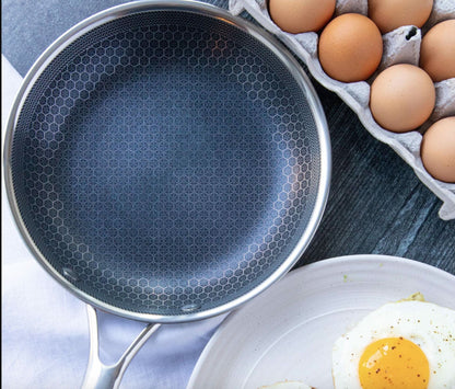 Large Heavy Duty Nonstick Stainless Steel Skillet