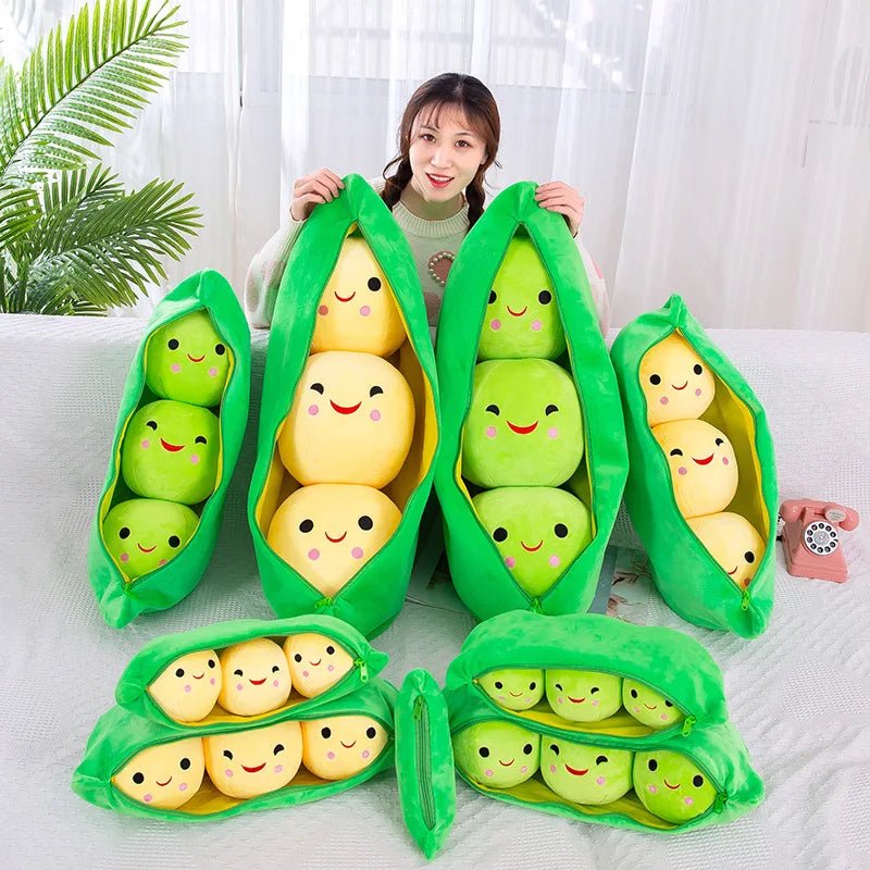 Big Soft Pea Plush Toy