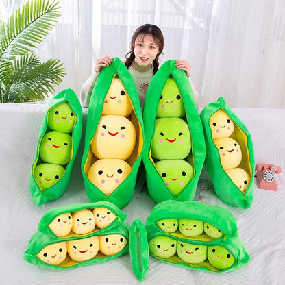 Big Soft Pea Plush Toy