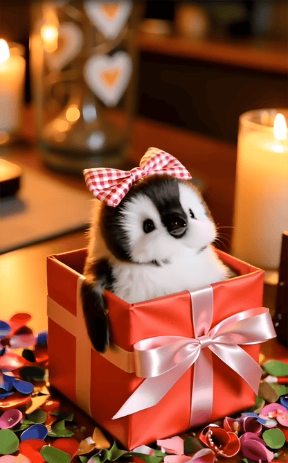 Cuddly Realistic Penguin Plush Toy