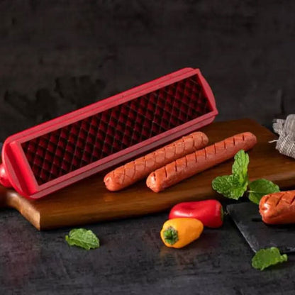 Easy Cut Hot Dog Slicer for Perfect Grilling