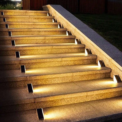 Bright Outdoor LED Step Lights Waterproof Garden Lighting - Luxicro