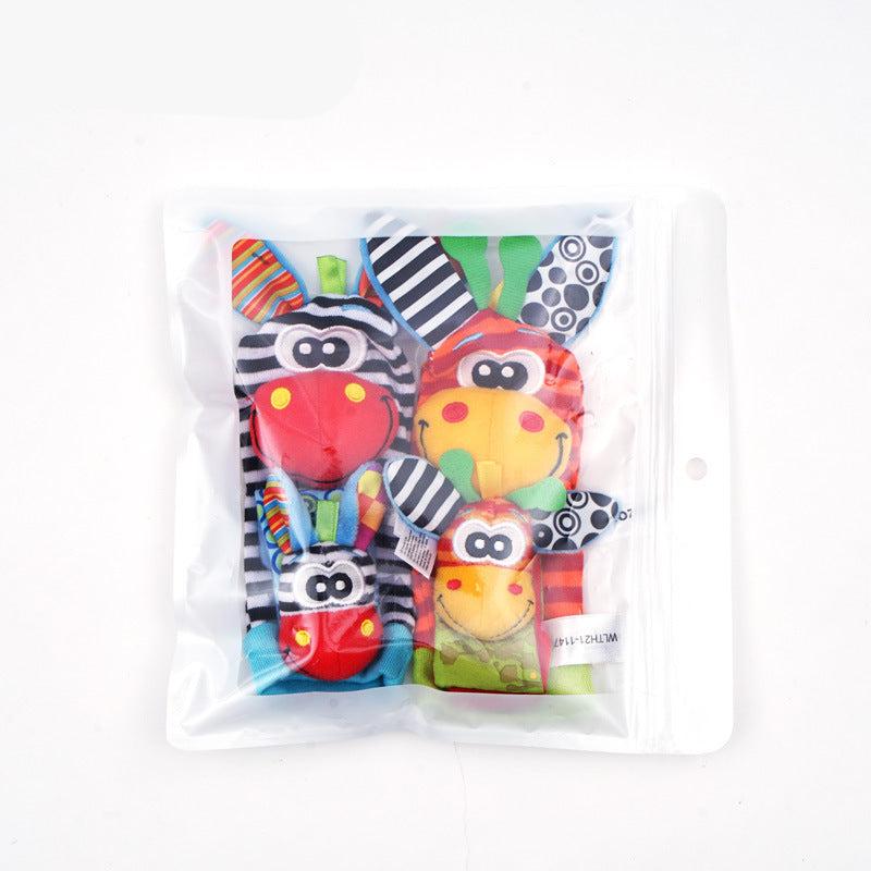 Cute Infant Sock and Teether Gift Set - Luxicro