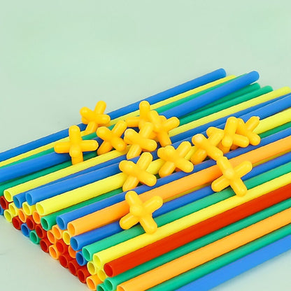 Colorful Children's Construction Rod Kit