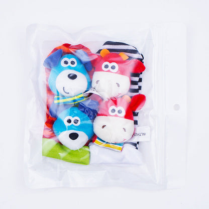 Cozy Infant Sock and Charm Bangle Set